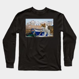 Maroc - Chat d'Essaouira Long Sleeve T-Shirt